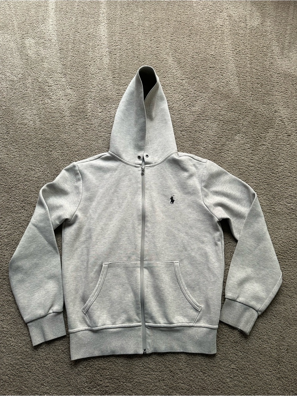 Polo Ralph Lauren Double-Knit Full-Zip Hoodie size Small